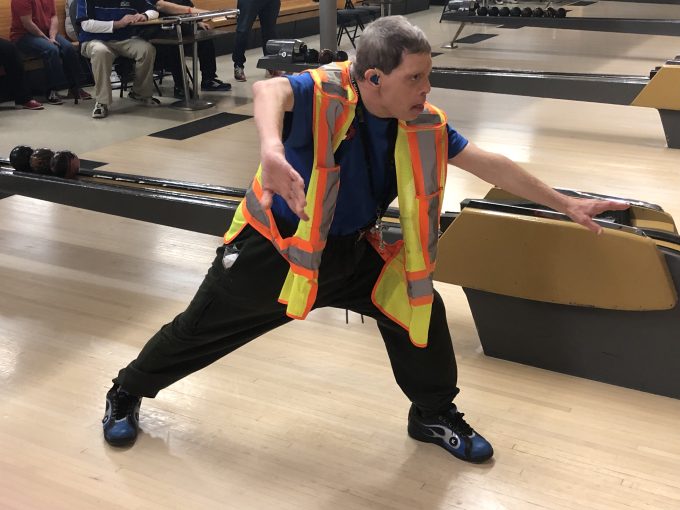 People having fun bowling at Towne Bowl one last time!