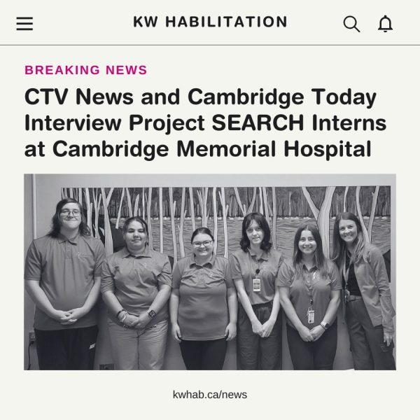 CTV News and Cambridge Today Interview Project SEARCH Interns at Cambridge Memorial Hospital