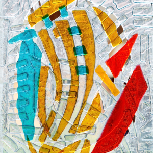A fused glass art project
