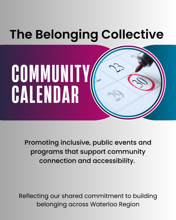 the belonging collective community calendar