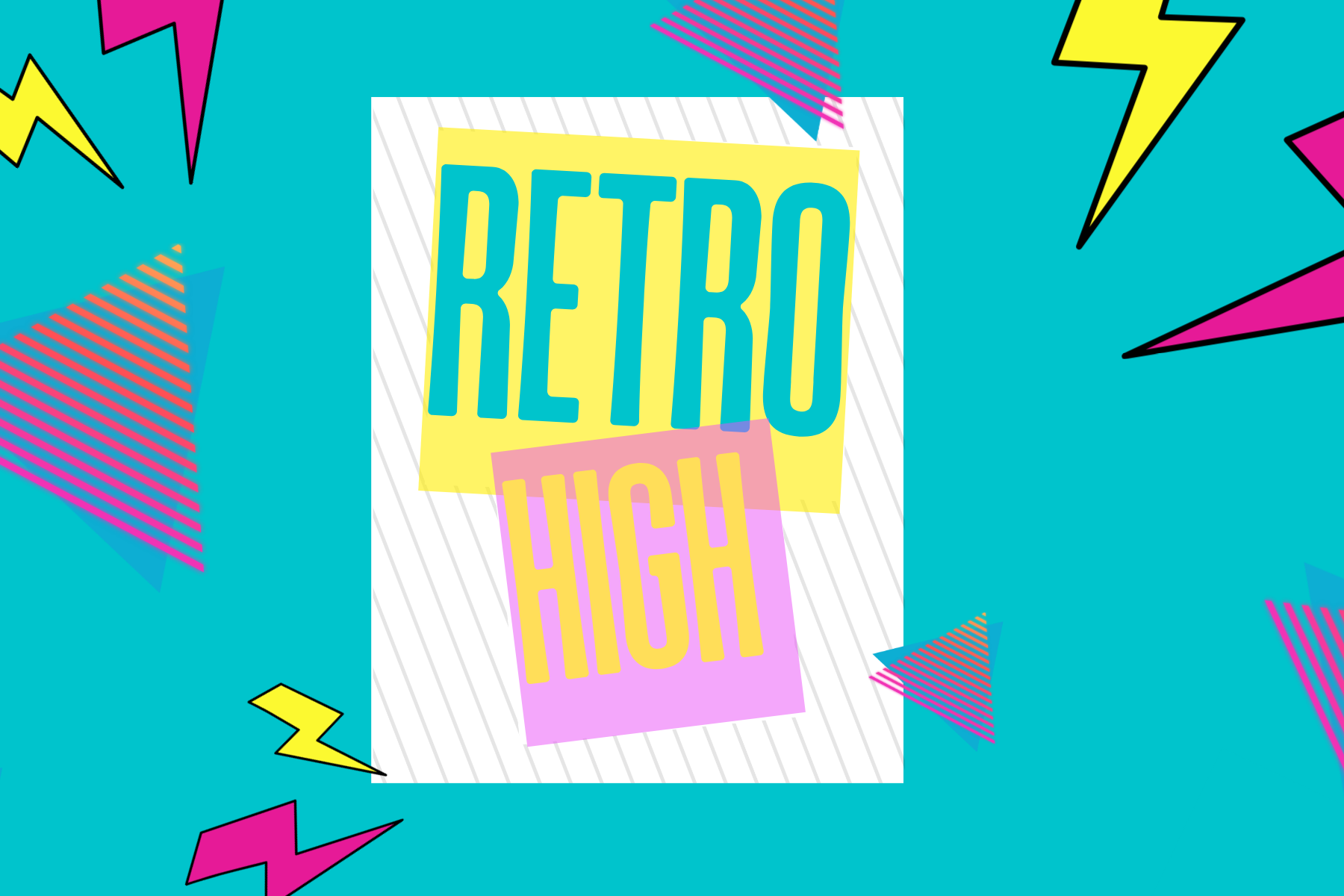 Retro High Poster