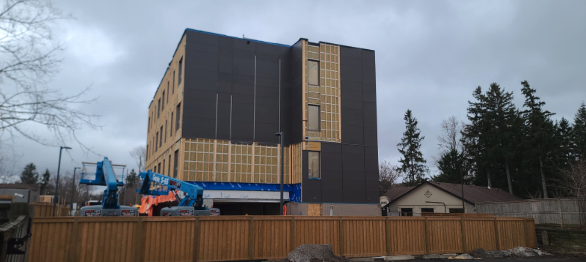 construction progress at 878 Frederick Street