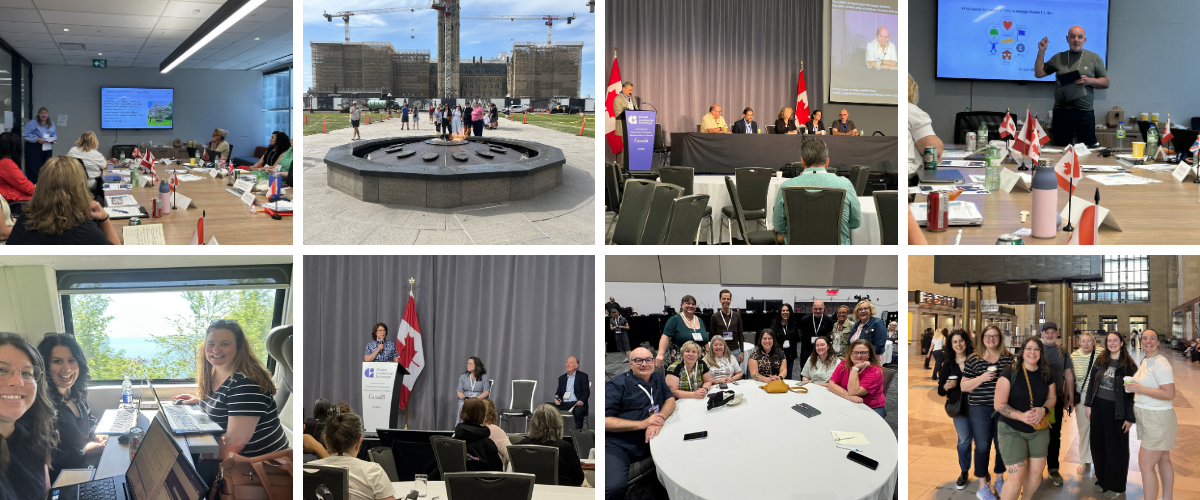 collage of photos from the Global Leadership Exchange