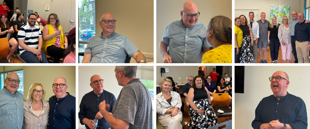 collage of photos from an event at KW Habilitation